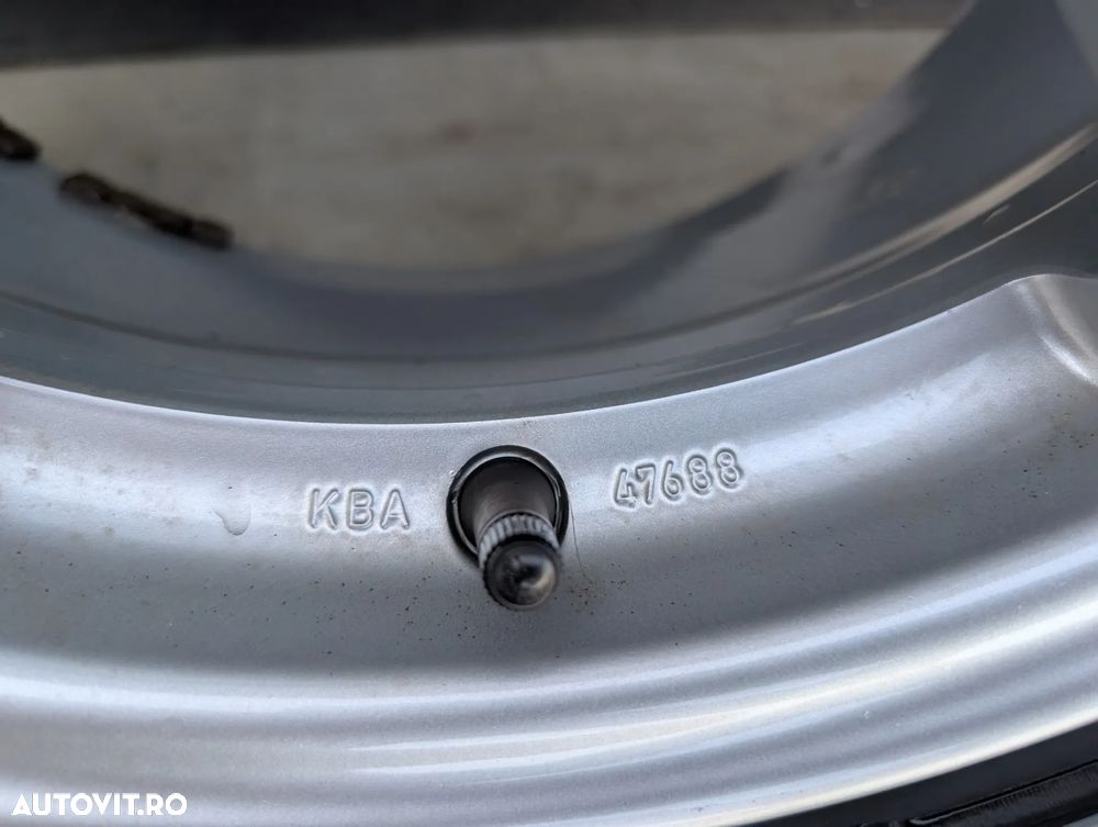 Jante DEZENT 17'' 5x112 KBA 47688 Audi Vw Skoda Seat+anvelope iarna 225/50 R17 KUMHO dot 2013 - 6