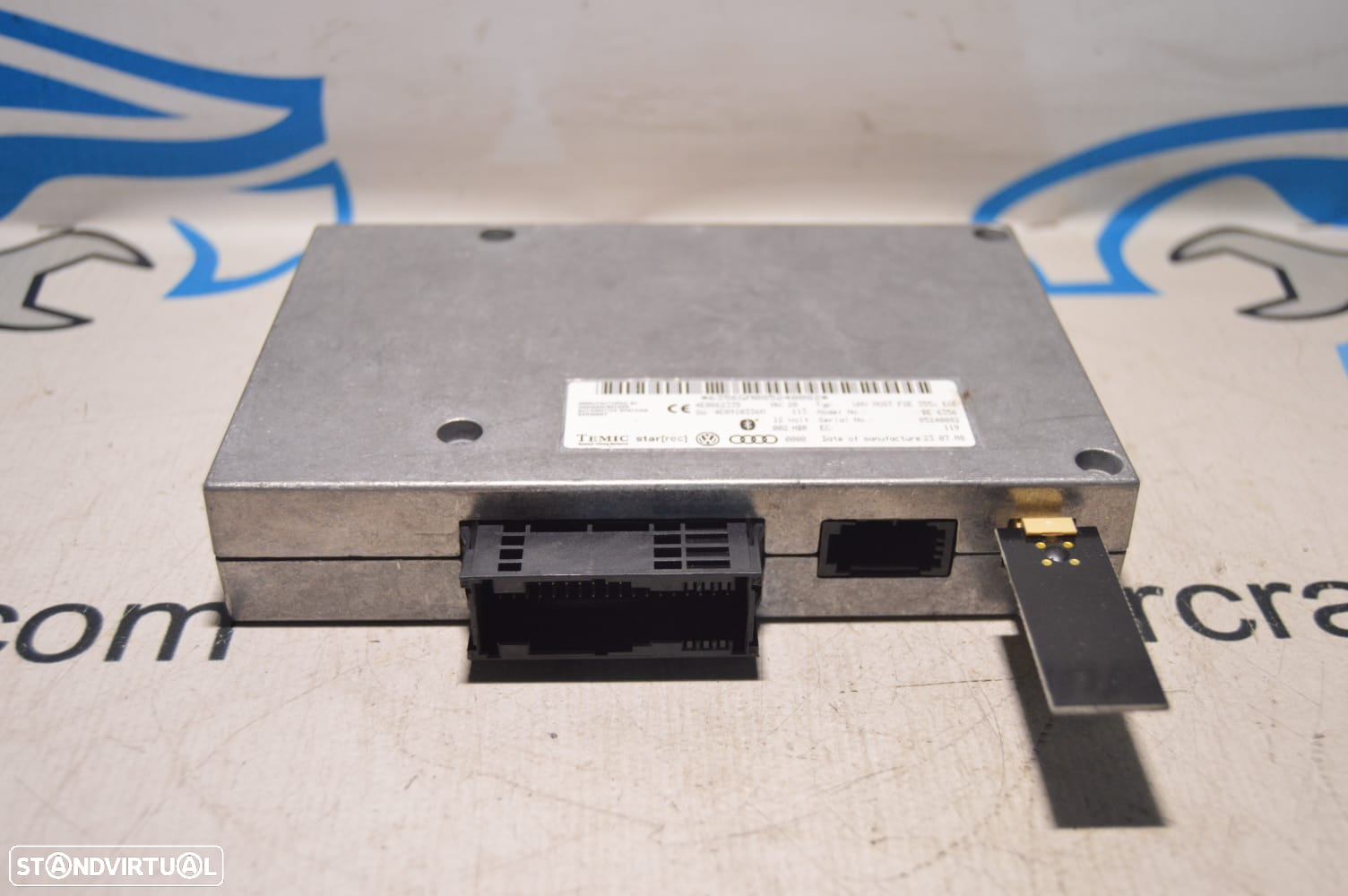 CENTRALINA ECU BLUETOOTH MODULO CONETIVIDADE MULTIMEDIA GPS NAVEGAÇÃO NAVI TEMIC AUDI 4E0862335 4E0910336M 4E0910336 BE6356 85240082 6356GM085240082 AUDI A5 8T3 8TA 3.0 TDI QUATTRO V6 245CV CDU CDUD A4 B8 4K - 2