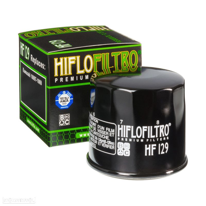 hf129 filtro oleo hiflofiltro - 1