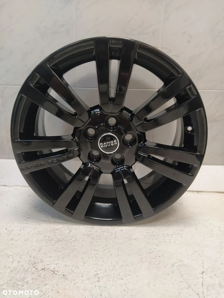 RANGE ROVER VOGUE L322 L405 SPORT L494 8,5X20 ORYGINALNE FELGI ALUMINIOWE R20 ET58 5x120 DEKIELKI CZARNE - 13