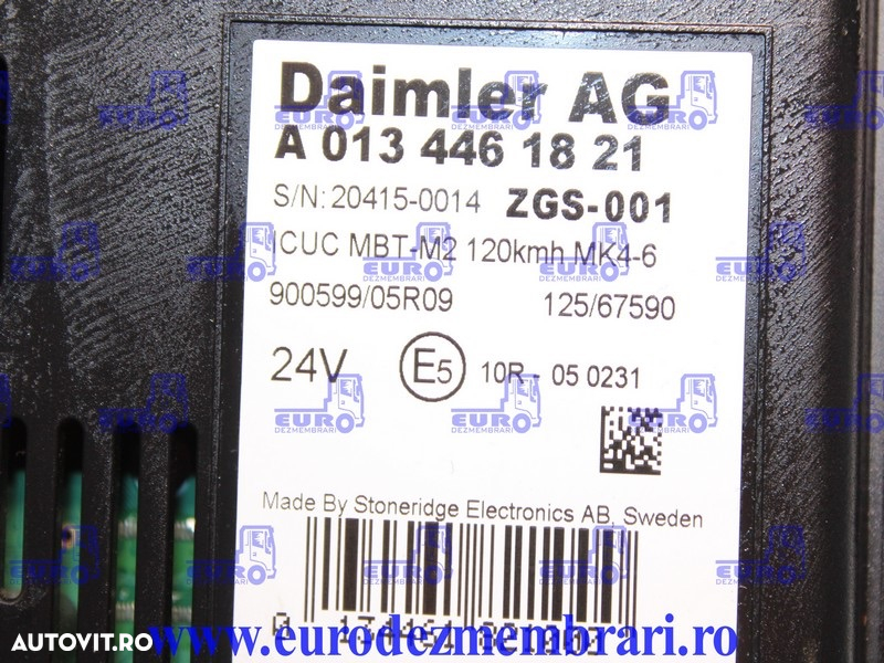 ELEMENT BORD CEAS BORD MERCEDES ACTROS MP4 A0134461821 - 2