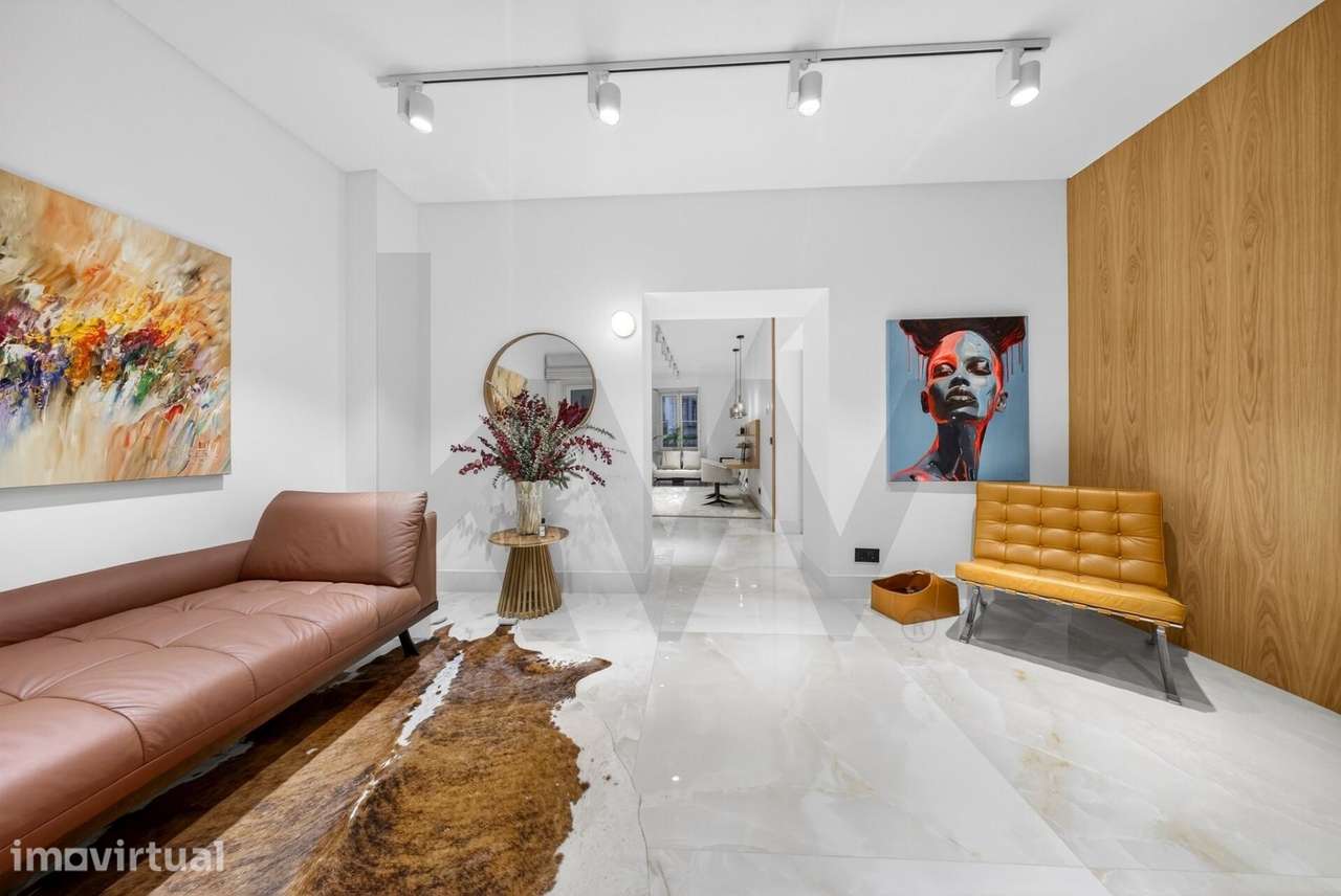 Apartamento T3 mobilado e decorado em condomínio privado com garagem e - Grande imagem: 4/53