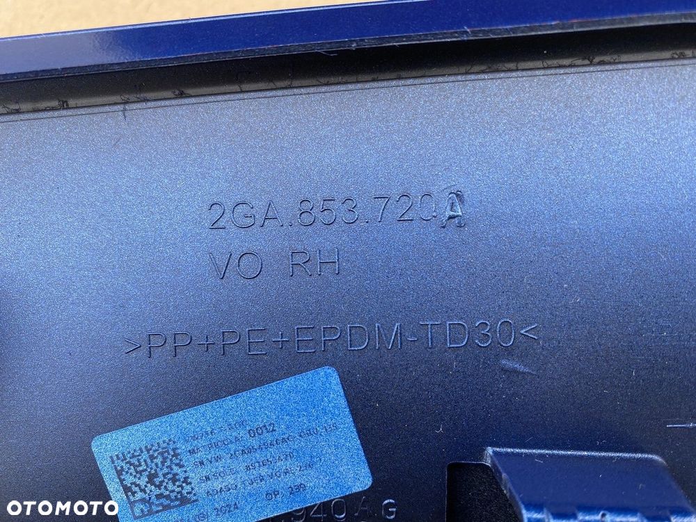 LISTWA PRAWA NA PRZEDNIE DRZWI VW T ROC R LINE NOWA ORYGINALNA 2GA853720A - 3