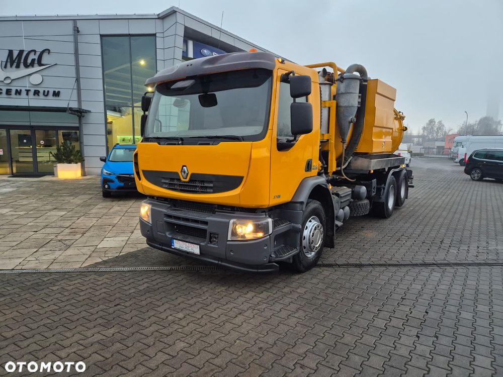Renault PREMIUM DXI LANDER D 370 / WÓŻ ASENIZACYJNY / 12M3 / 3M3 WODA / WUKO / POMPY JUROP / JEDEN WŁAŚCICIEL / EURO 4 / SERWISOWANY / MOCNA POMPA / ADR - 3