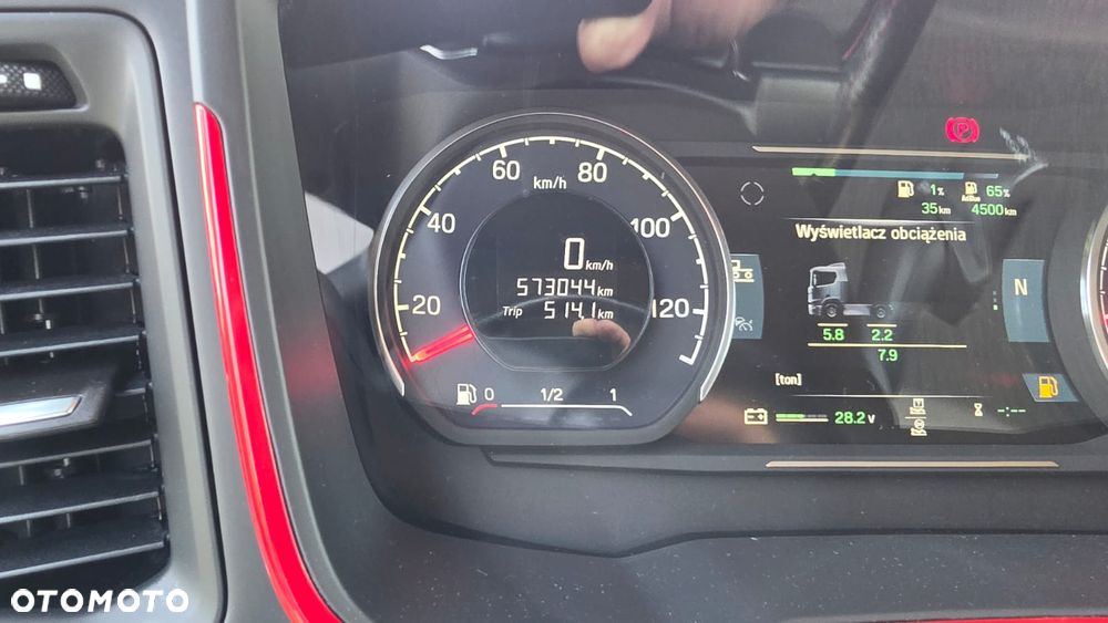 Scania ///V8///S590///2022///RETARDER/// KLIMATYZACJA POSTOJOWA///FULL LED///ALUFELGI///ZABUDOWY MIĘDZYOSIOWE///SKÓRY///WYŚWIETLACZ OBCIĄŻENIA///NAWIGACJA///TV/// STAN BARDZO DOBRY - 29