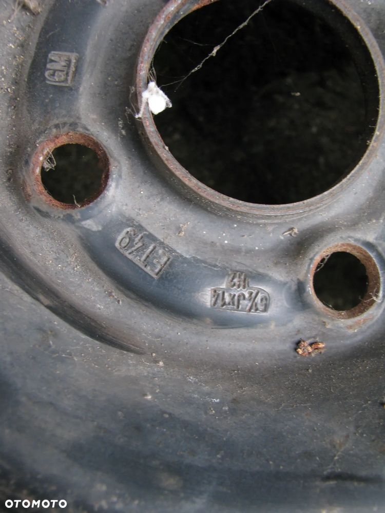 Felga stalowa Opel OE 5.5" x 14" 4x100 ET 49 2140125 - 3