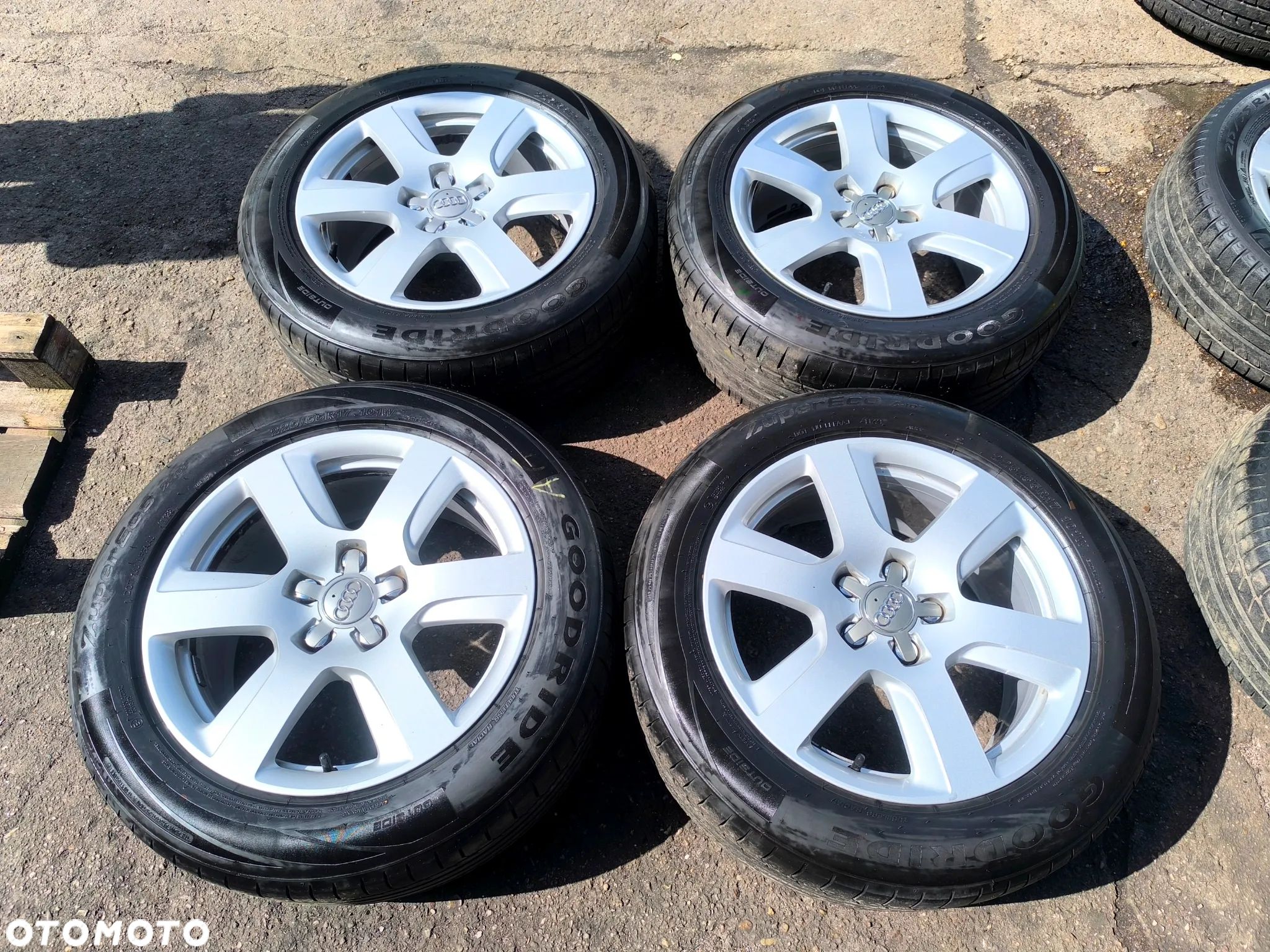 5x112 Felgi Aluminiowe Alufelgi 17 Koła Letnie Lato AUDI A4 B5 B6 B7 B8 B9 A6 C5 C6 C7 4G0 C8 A8 D3 D2 Q3 Q5 Q2 TT 6,5mm Legnica ALU-RAD VW SEAT SKODA 22r. - 1