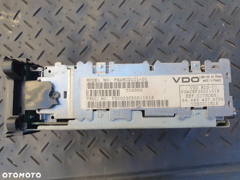 Citroen Xsara II radio radioodtwarzacz CD 96489437XT - 4