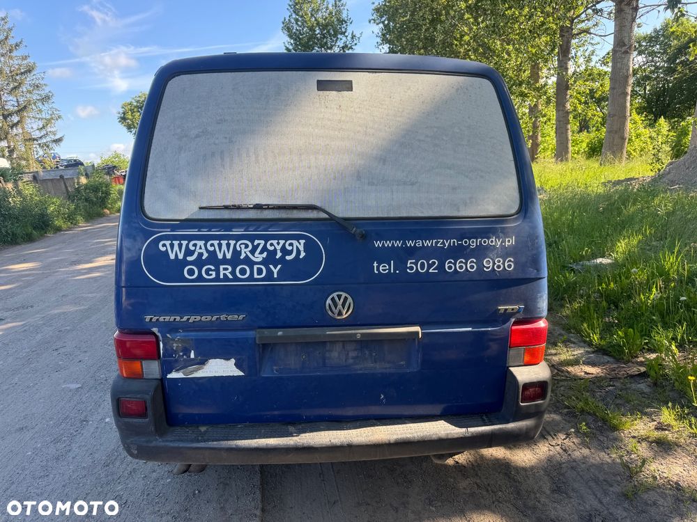 Volkswagen t4 transporter drzwi prawe lewe przednie boczne przesuwne przesówne klapa tył tylnia z szybą niebieskie niebieski granatowy - 11