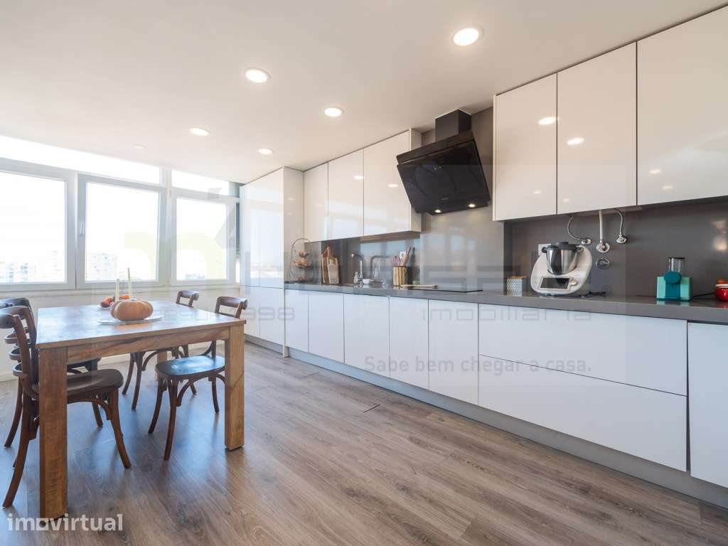 Apartamento T2+1 com terraço comum na cobertura do prédio. - Grande imagem: 2/49