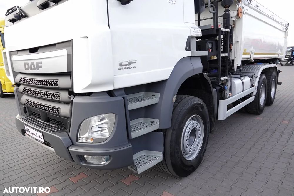 DAF CF 460 / 6x4 / CAMION BASCULANTE / HYDROBOARD / + HDS PM 18.5TP înălțime: 11 M / RADIO CONTROL / ROTATOR / ŁYCHA / EURO 6 / 2018 - 14