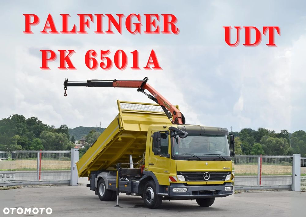 Mercedes-Benz Atego 818 * WYWROTKA 4,05 m + PK 6501 A * STAN BDB - 1