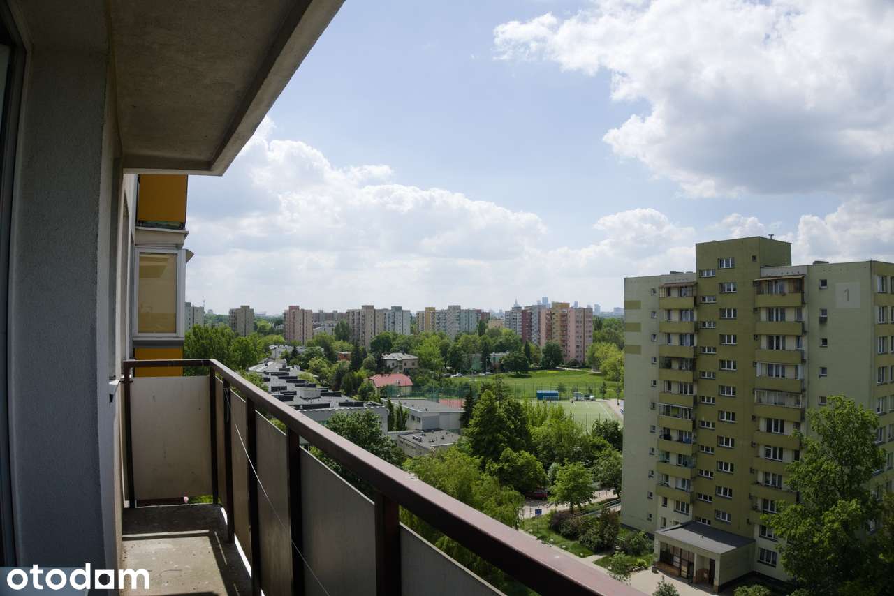 Trzypokojowe 47,31 m² do remontu, 9. piętro, balkon, metro Bródno