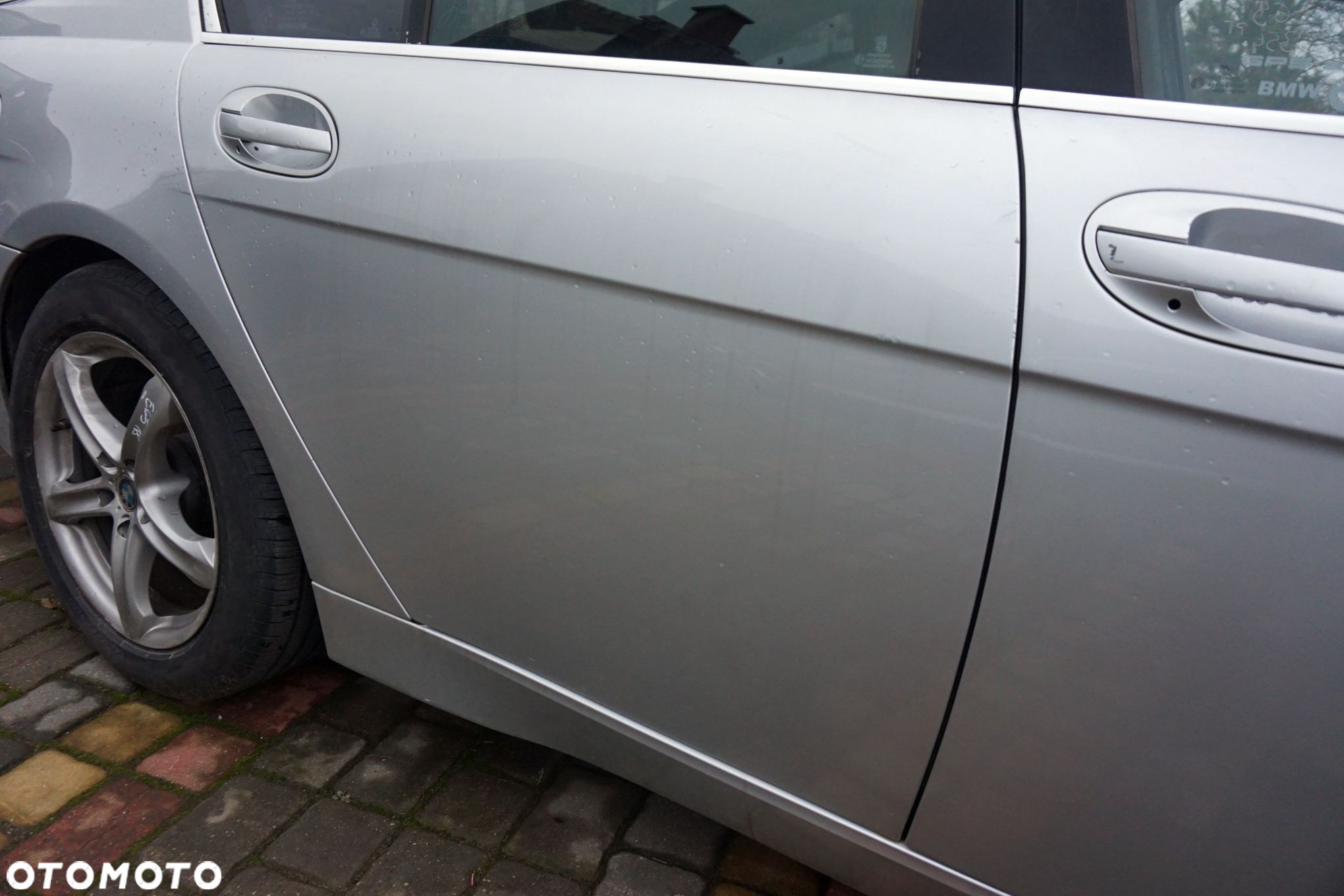 DRZWI TYLNE PRAWE 7 IV E65 354  SREBRNY TITANSILBER BMW 2001-2005 - 3
