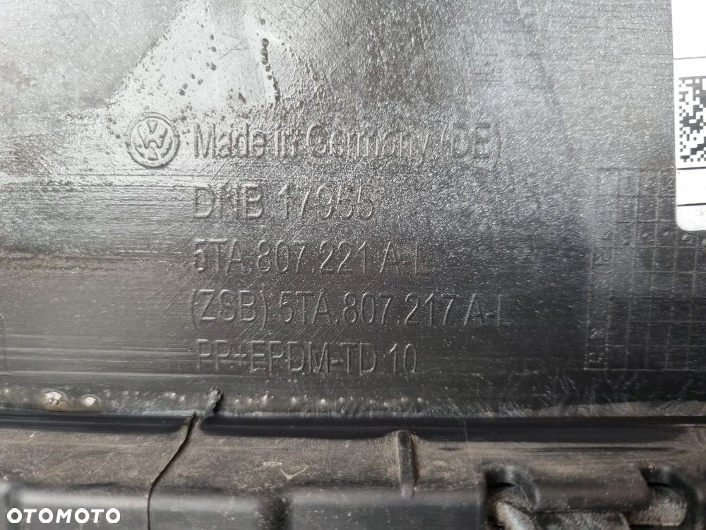 VW TOURAN III 5TA ZDERZAK PRZEDNI PRZOD - 5