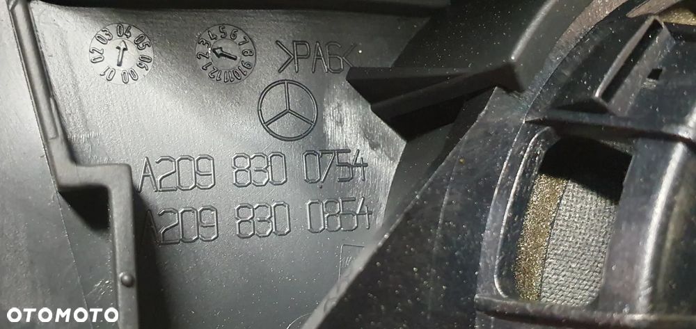 Osłona zaślepka deski konsoli Mercedes CLK W209 A2098300754 A2098300854 - 7