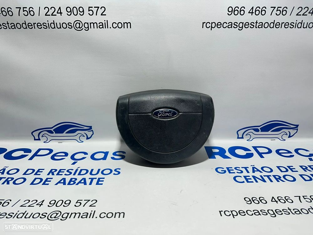 .Airbag Volante Guiador Original Ford Fiesta 5 MK5 2S6AA042B85ALZHHD 2002 - 2008 - 1