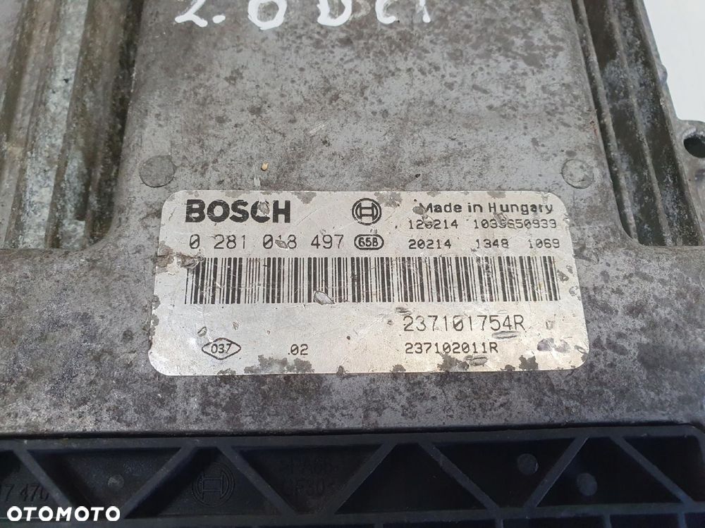 Opel Vivaro Trafic 2.0 DCI STEROWNIK SILNIKA komputer 0281018497 - 2