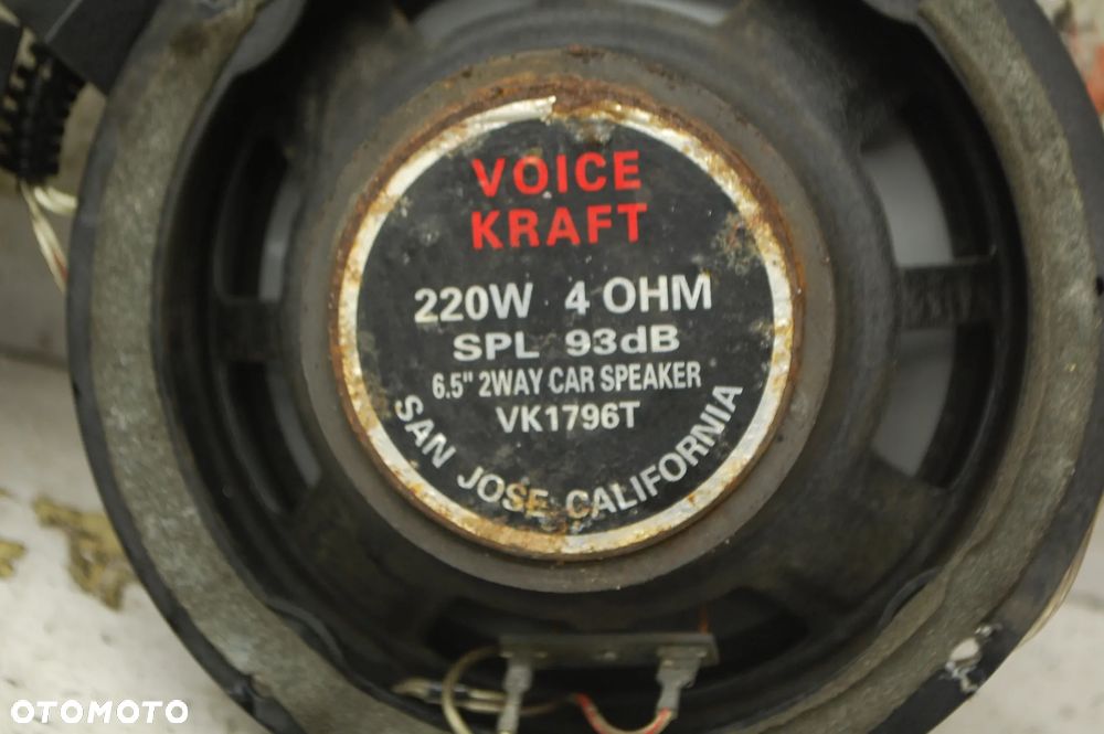 GŁOŚNIKI SAMOCHODOWE DWUDROŻNE VK1796T VOICE KRAFT - 4
