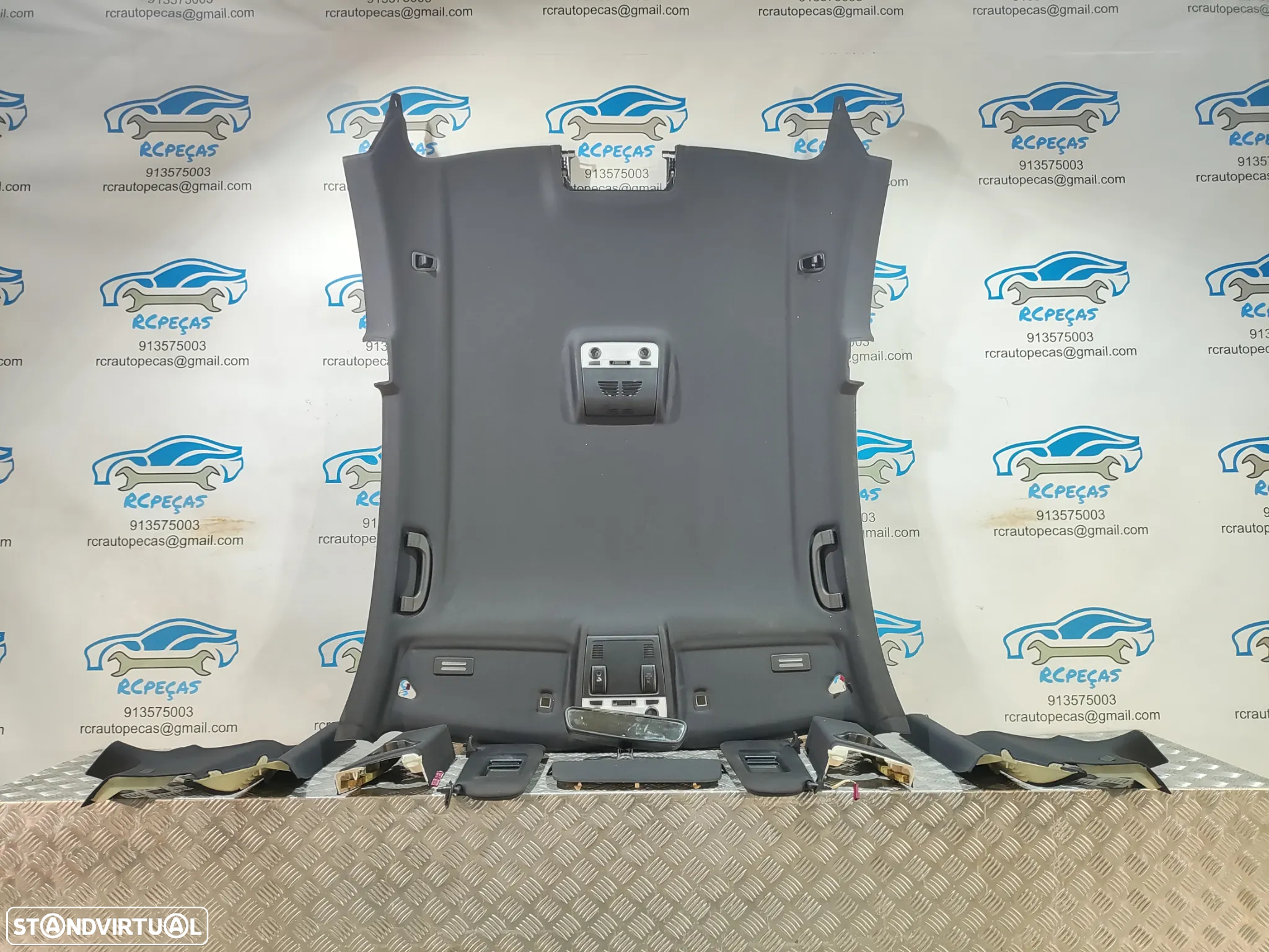 KIT INTERIOR TECTO TEJADILHO FORRO CUPULA TETO ORIGINAL BMW SERIE 3 E92 COUPE PACK M - 12