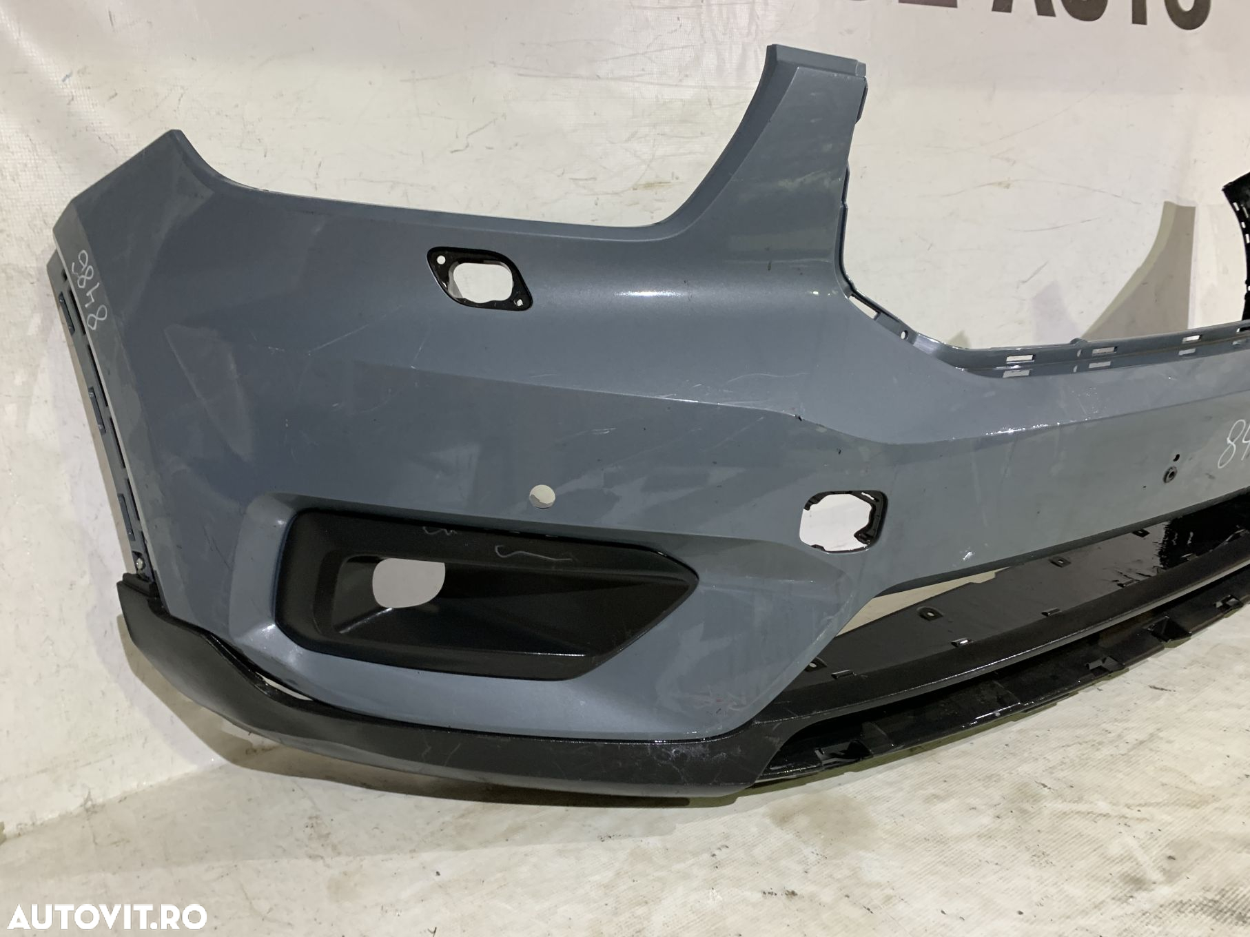 Bara fata Volvo XC40, 2018, 2019, 2020, 2021, 2022, 2023, cod origine OE 31449359, cu gauri pentru spalatori faruri. - 3