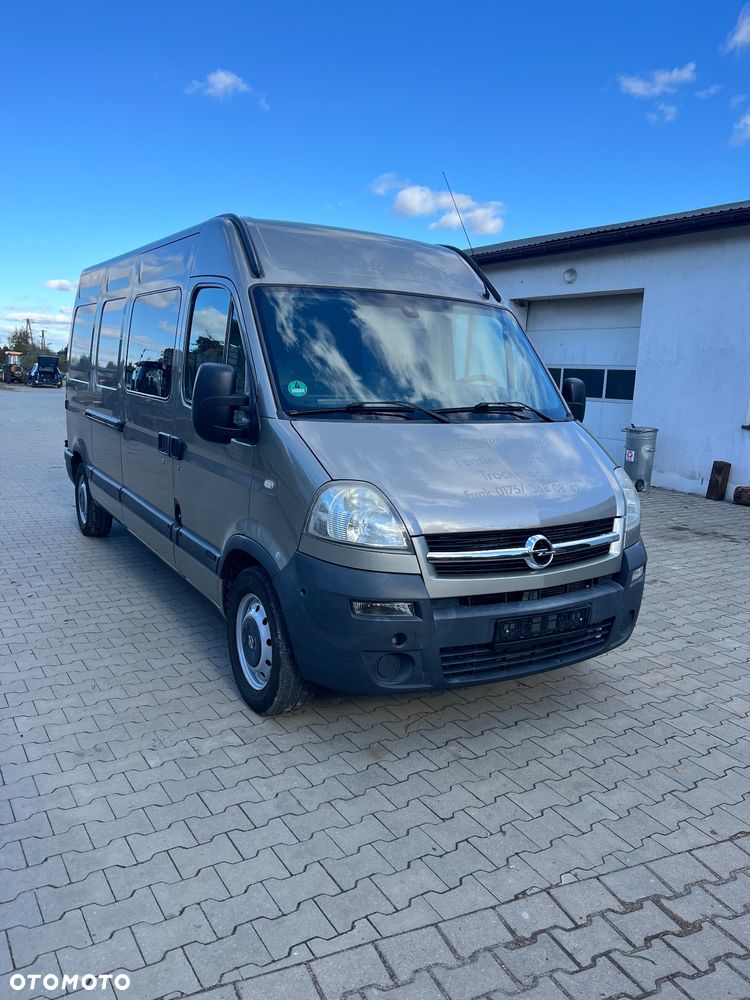 Opel Movano / L3H2 / Master / 2.5 D / 145 KM / brygadówka / doka / 6 osób / klima / WEBASTO / z Niemiec / Super stan - 3