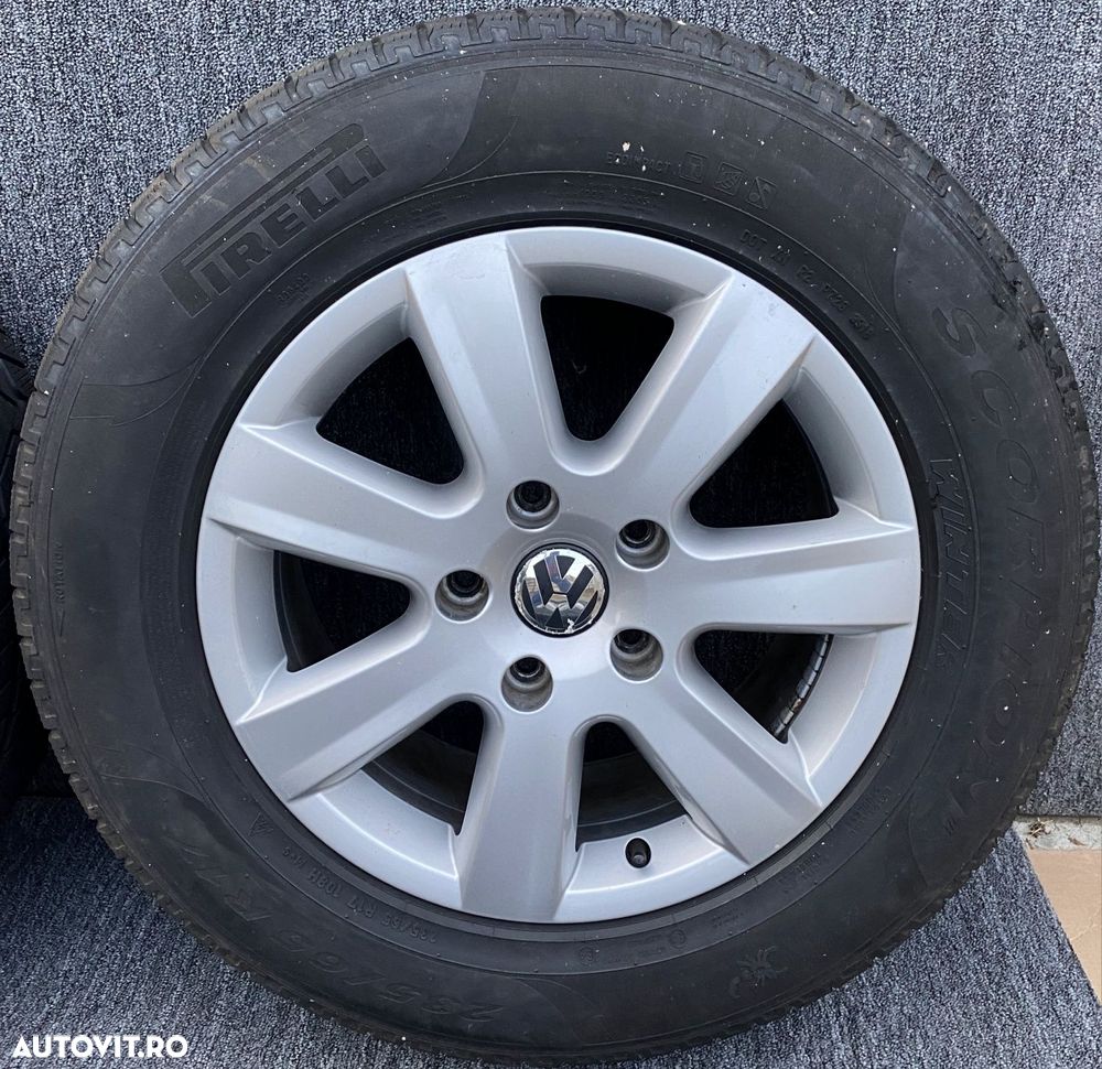 Jante De Aliaj 17” 5 x 130+Vw Touareg+Cauciucuri Iarna 235-65-17'' M+S - 3