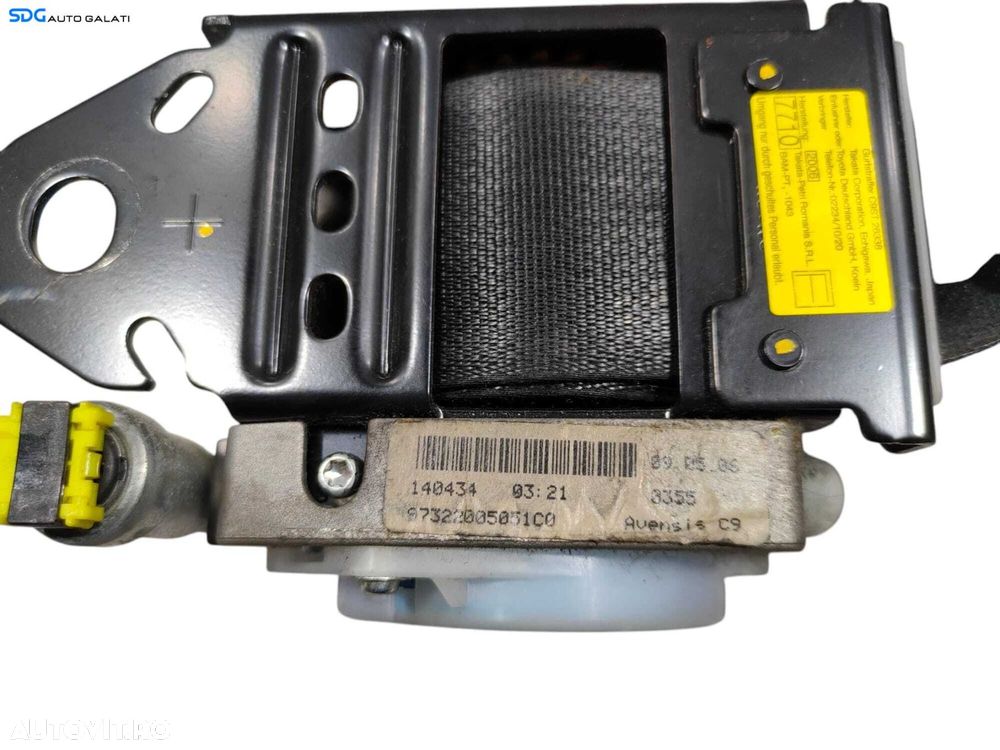 Centura Siguranta Stanga Fata Sofer Toyota Avensis T25 2003 - 2009 [L5152] - 3