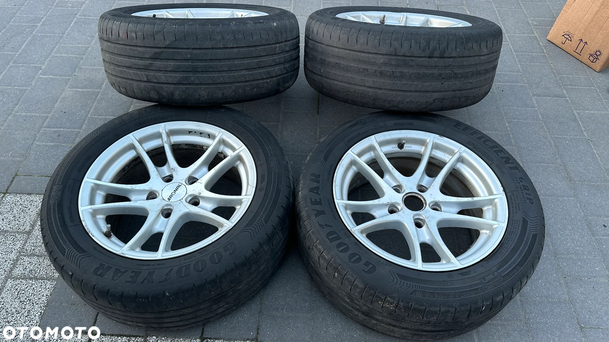 Alufelgi r16 5x120 ronal felgi koła et15 e60 e39 225/55 - 6