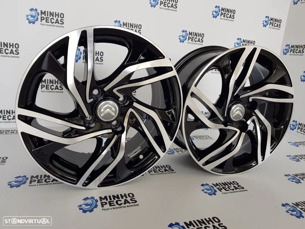 Jantes Citroen DS3 16 Preto Polido - 2