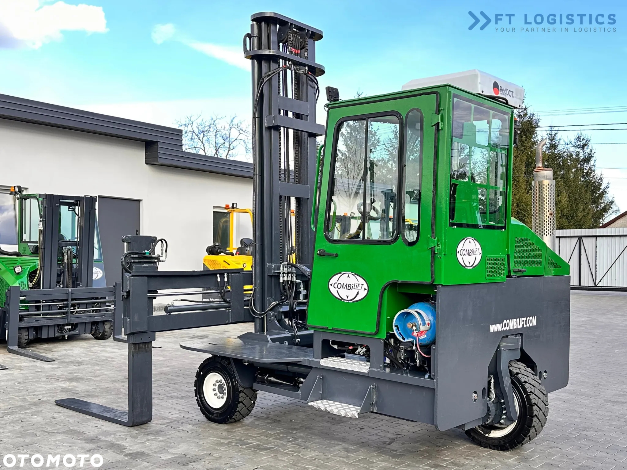 Combilift C5000XL / LPG / KLIMATYZACJA / SZEROKI POZYCJONER / DUPLEX / REGULOWANE WIDŁY / NOWE OPONY / STAN IDEALNY! - 36
