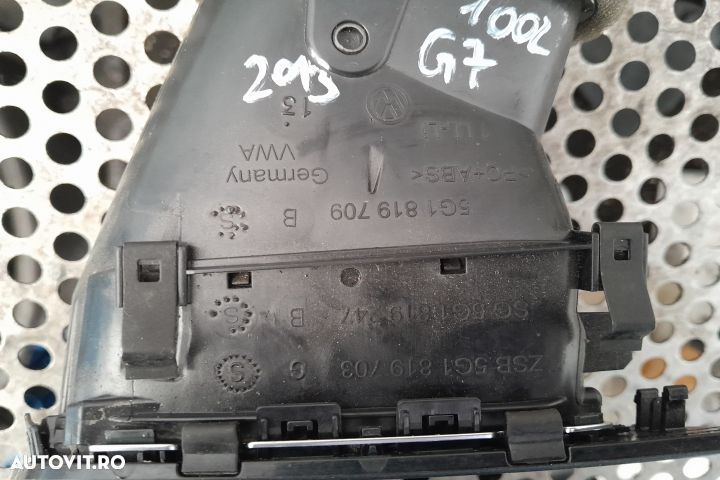 Grila ventilatie bord stanga 5G1819709B Volkswagen VW Golf 7 [2012 - - 1