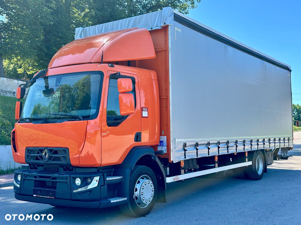 Renault D 18 / 280 / FIRANKA / WINDA / 8.6 M DŁUGOŚCI / 21 EUROPALET / NOWE OPONY / ŁADOWNOŚĆ 9.380 KG / AUTOMAT / SERWISOWANA / SPROWADZONA