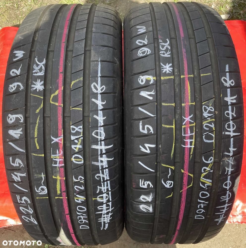 2szt. opony letnie 225/45R19 92W Dunlop Sport Maxx RT2 {RSC} {*}