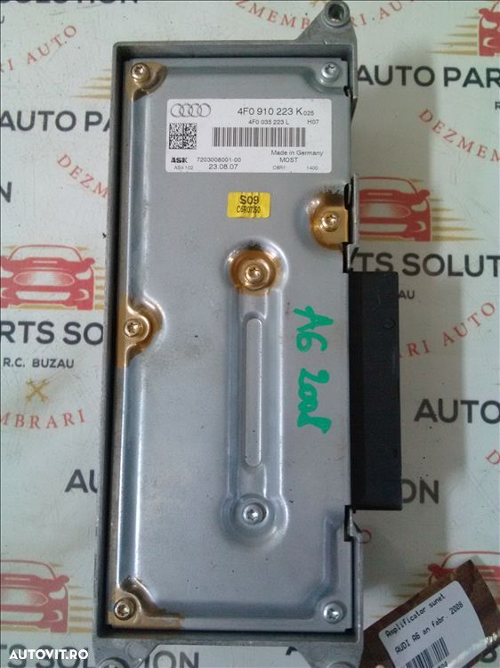 amplificator sunet audi a6 an fabr. 2008 - 1