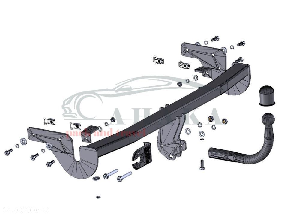 Hak Holowniczy Odkręcany Do Citroen C3 Picasso 2009-2017 - 3