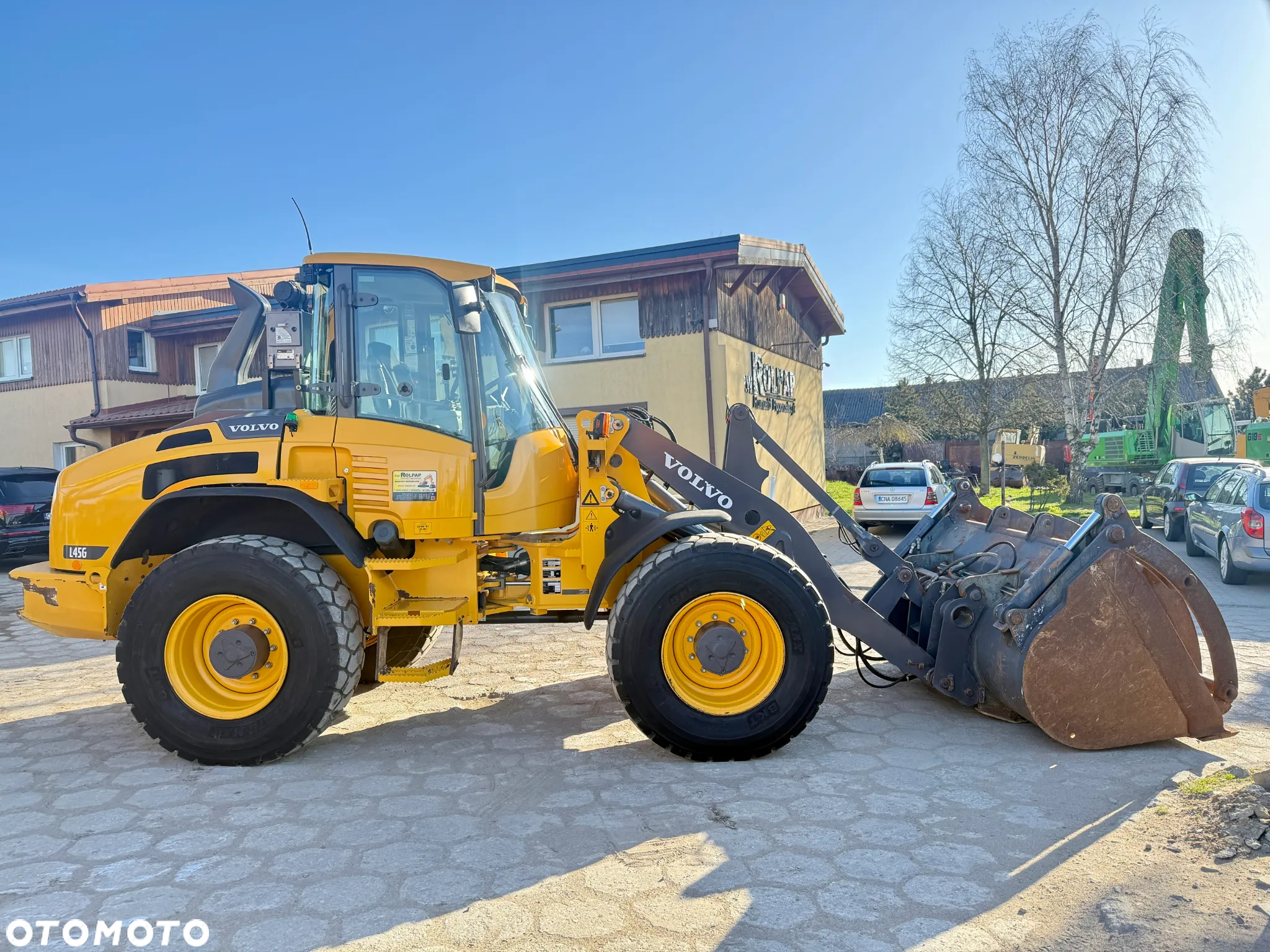 Volvo ładowarka kołowa L45G TP dociskacz, dodatkowe linie, centralne smarowanie - 5