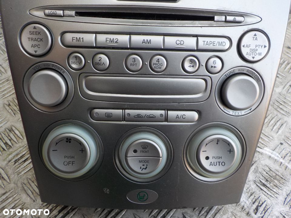 RADIO cd oryginal mazda 6 VI gg panel klimatyzacji nawiewow komplet - 3