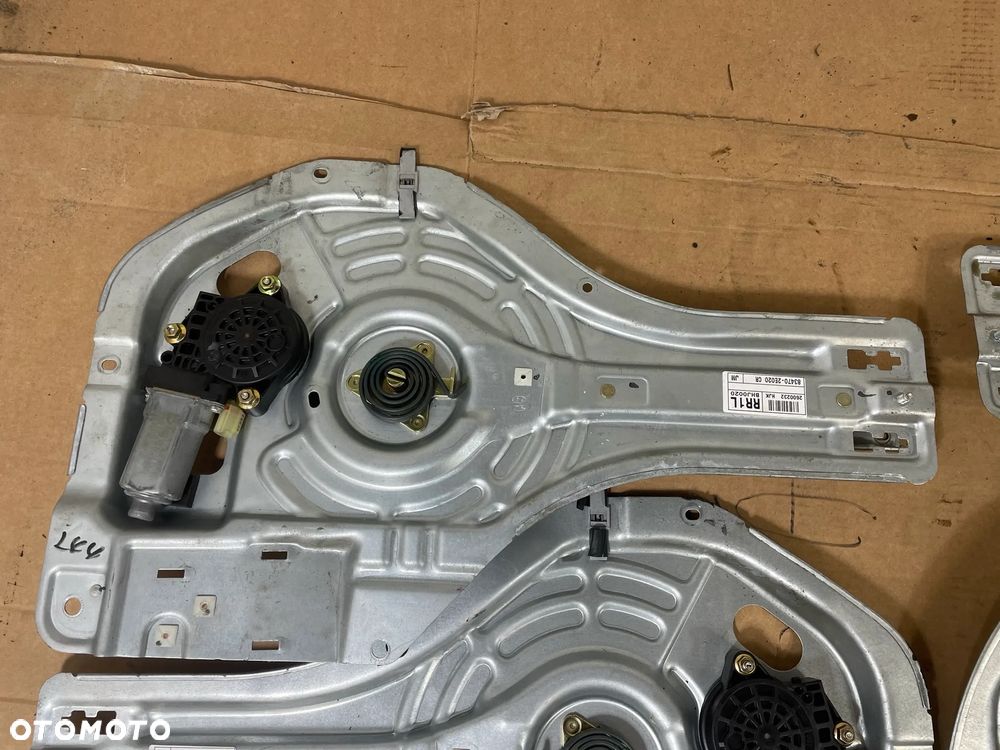 HYUNDAI TUCSON I KIA SPORTAGE CARENS PODNOŚNIK SZYBY LEWY PRAWY PRZÓD PRZEDNI TYŁ TYLNY 82480-2E050 83480-2E020 83470-2E020 82470-2E080 - 4