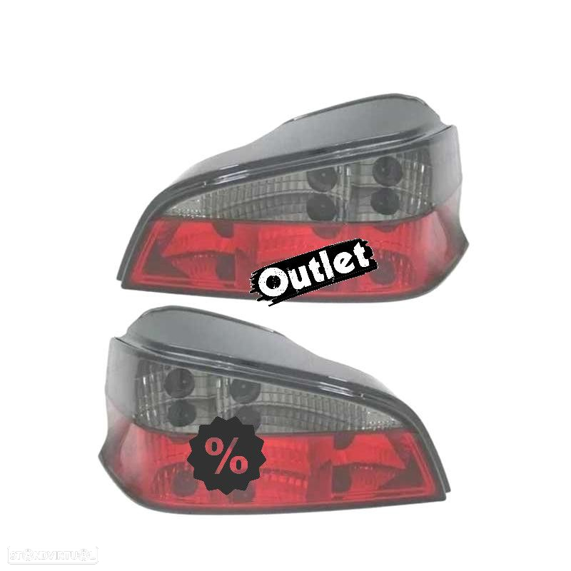 R028070C1 FAROLINS TRASEIROS FUMADOS PARA PEUGEOT 106 96-03 - 7