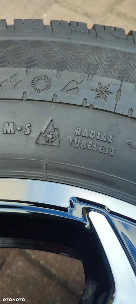 Koła Całoroczne Felgi Aluminiowe Oryg. Fiat Ducato Maxi Peugeot Boxer Citroen Jumper 16 cali 5x130 Ø78,1mm Et68 Continental 225/75/16 2025r Idealne !! Starogard Gdański - Wysyłka - 19