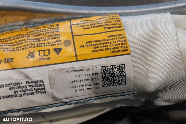 Airbag cortina dreapta 1K0880742B 1K0880742B Volkswagen VW Golf 5 [20 - 3