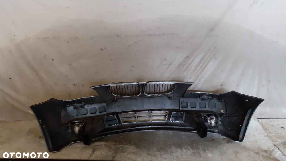 $ ZDERZAK PRZÓD PRZEDNI BMW E60 E61 SERIA 5 SILBERGRAU SZARY HALOGENY PDC CZUJNIKI SPRYSKIWACZE LAMP XENON - 5