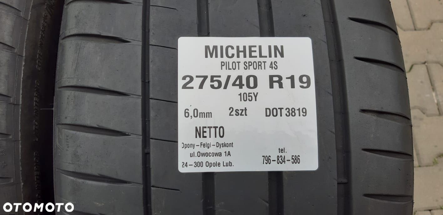 Opony Michelin 275 40 R19 - 2