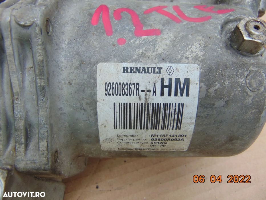 Compresor clima Dacia duster 1.2 tce dokker lodgy renault 1.2 megane 3 - 2