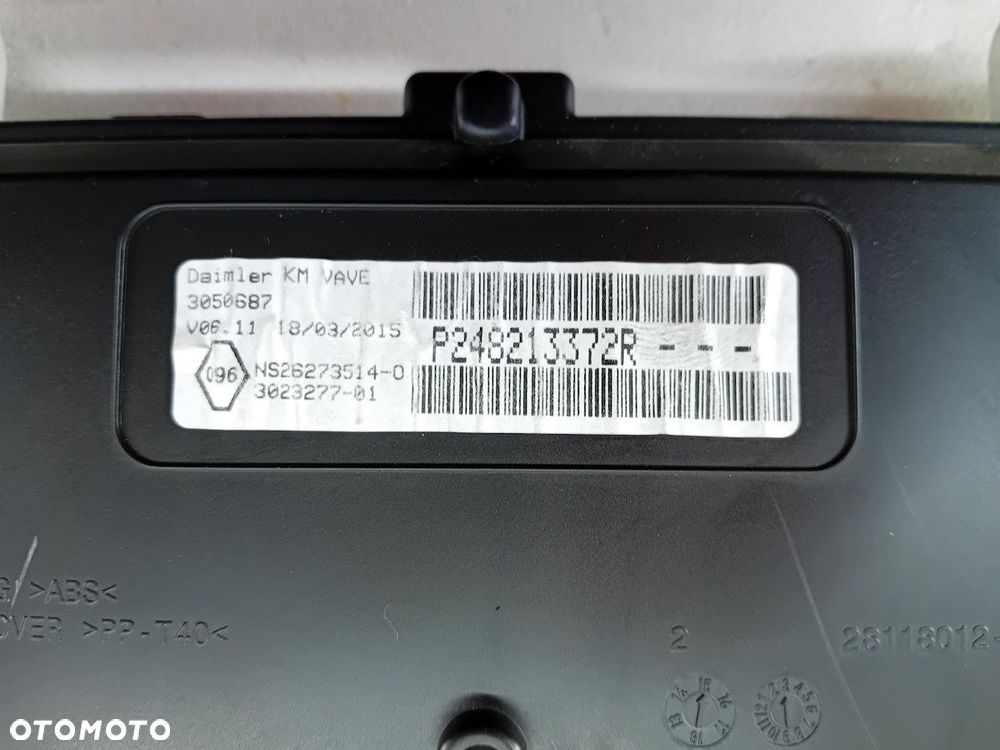 LICZNIK MERCEDES-BENZ CITAN 1.5 109 CDI P248213372R  26118012S - 7