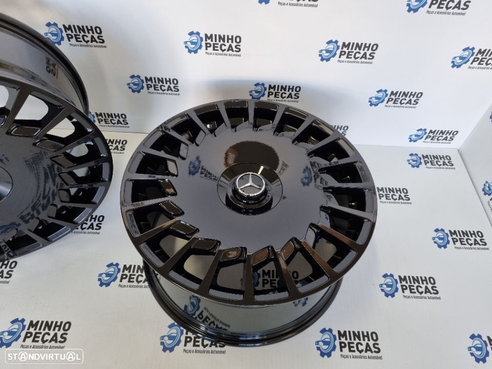 Jantes Mercedes Class S Maybach em 20 Preto Brilho - 7