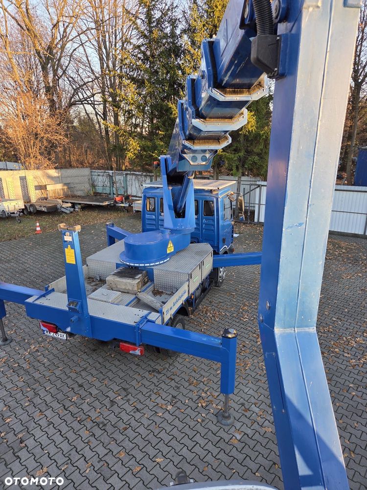 MAN Podnośnik Koszowy Zwyżka 28 Metrów Bison Wumag 20 w Bok UDT Import Niemcy jak Ruthmann GSR - 10