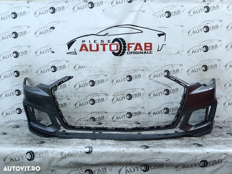 Bara fata Audi A6 4K C8 S-Line facelift an 2023-2025 Gauri pentru 6 senzori si spalatoare faruri - 1