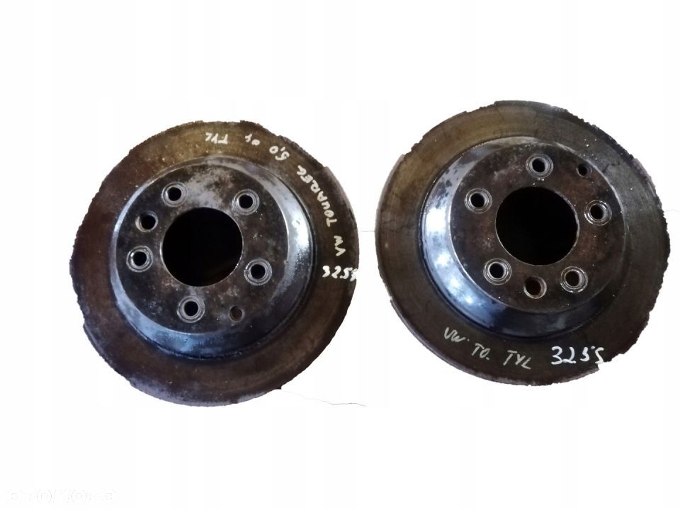 VW TOUAREG 5.0 TDI TARCZE HAMULCOWE TYŁ KOMPLET - 1